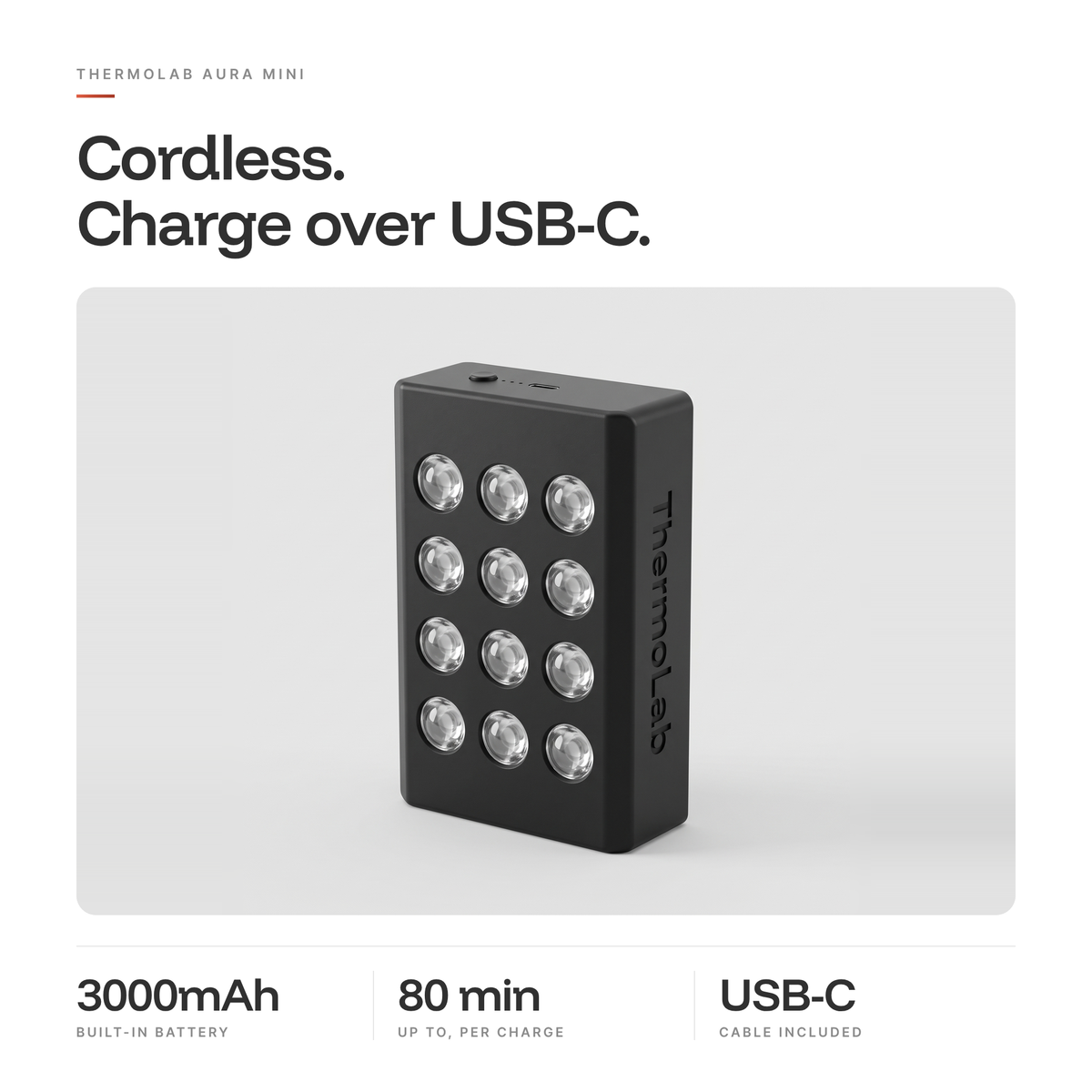 Cordless design